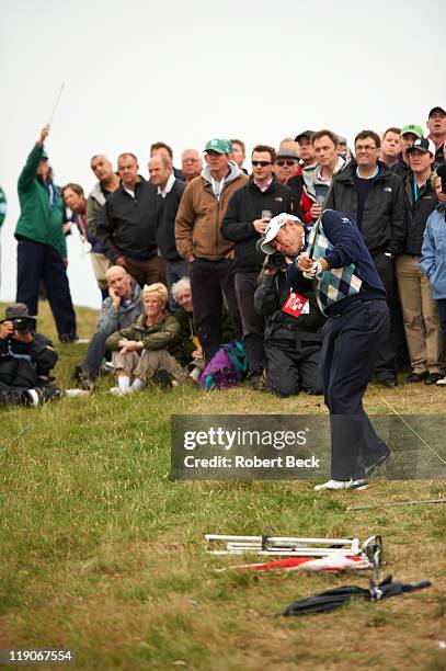 Lee Westwood in action during Thursday play at Royal St. George's GC. Sandwich, England 7/14/2011 CREDIT: Robert Beck