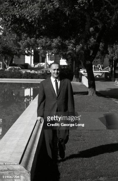 Portrait of Pasadena City College coach Jerry Tarkanian during photo shoot on campus grounds. Pasadena, CA 1/26/1968 CREDIT: George Long