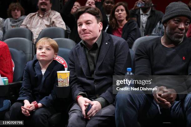 Actor Mike Myers attends the game between the Washington Wizards and the New York Knicks on December 28, 2019 at Capital One Arena in Washington, DC....