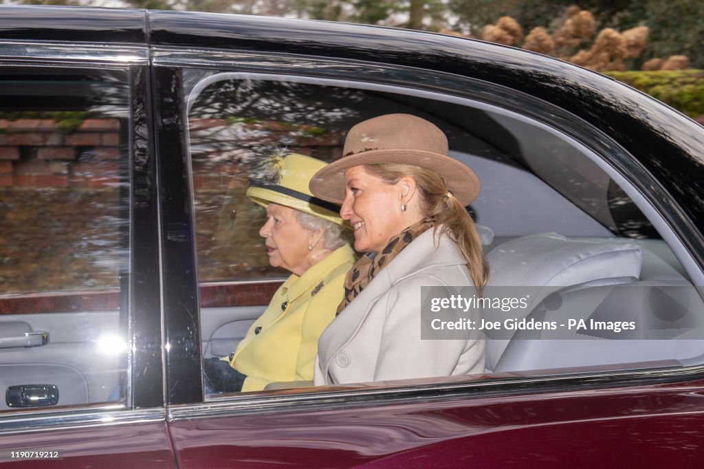 Royals attend Church service