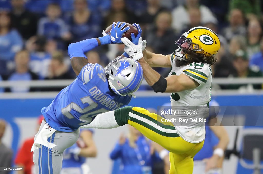 Green Bay Packers v Detroit Lions