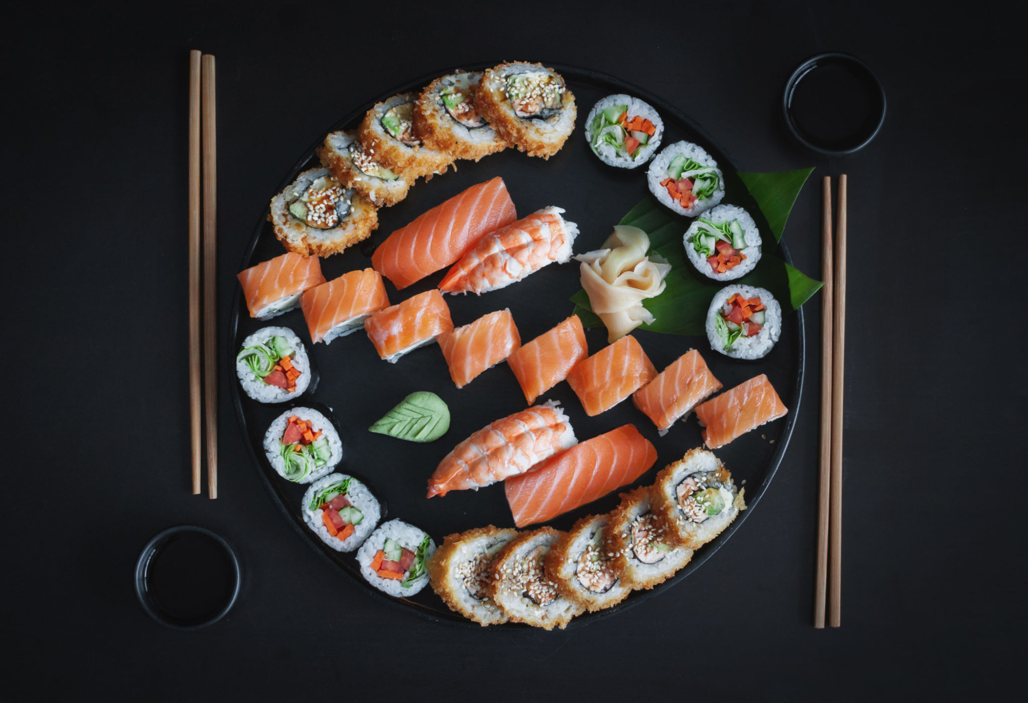 sushi platter