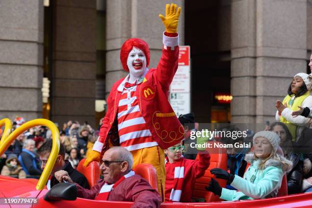 Ronald McDonald of McDonald's attends the 93rd Annual Macy's Thanksgiving Day Parade on November 28, 2019 in New York City.