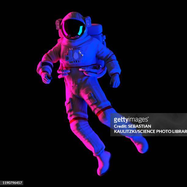 illustrazioni stock, clip art, cartoni animati e icone di tendenza di astronaut, illustration - spazio cosmico