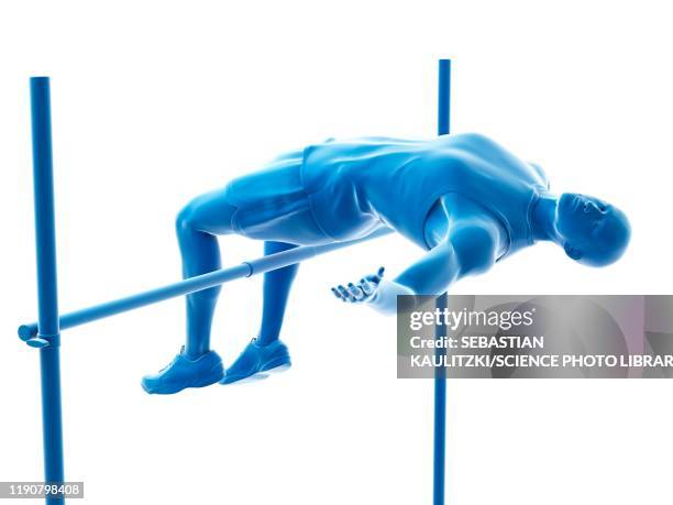 high jumper, illustration - highest standard stock illustrations