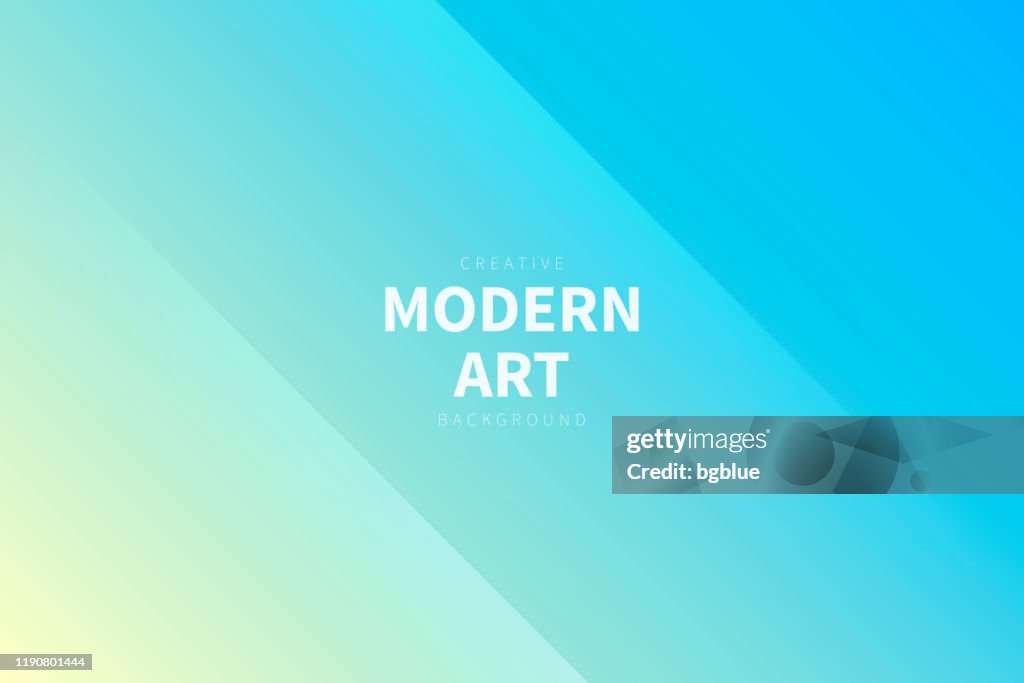 Modern abstract background - Blue gradient