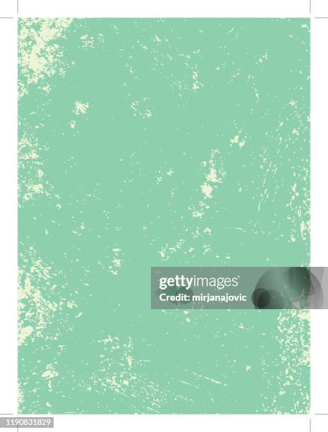 bildbanksillustrationer, clip art samt tecknat material och ikoner med grön grunge konsistens - green rust