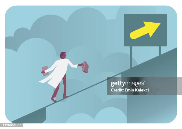 risk management - stilts stock illustrations