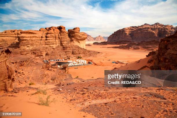 Middle East. Jordan. Wadi Rum. Also known as The Valley of the Moon. Is one of the most spectacular desert landscapes in the world.