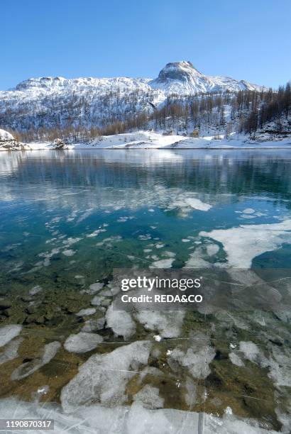 Devero lake. Alpe Devero. Ossola Valley. Verbania province. Piedmont. Italy.