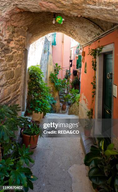 Historical centre. Vernazza. Cinque Terre. Ligury. Italy.
