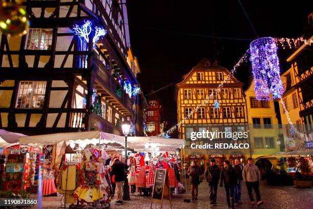 Christmas. Strasbourg. Alsace. France. Europe.