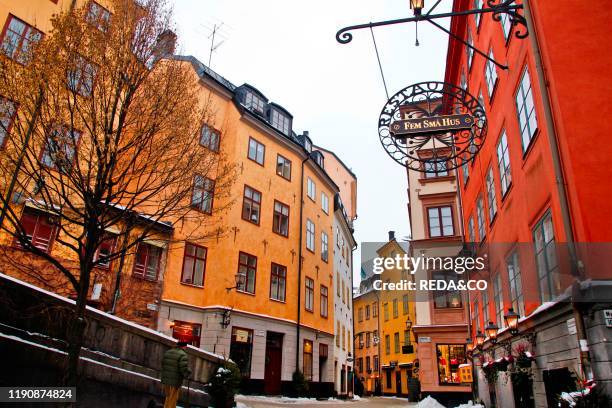 Gamla Stan. Stockholm. Sweden. Europe.