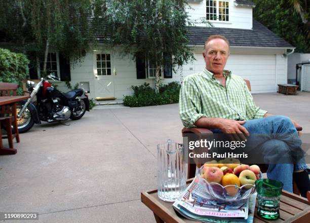 James Caan in his home that he moved into in 1999 with his wife Linda. Photographed July 1 Beverly Hills, California