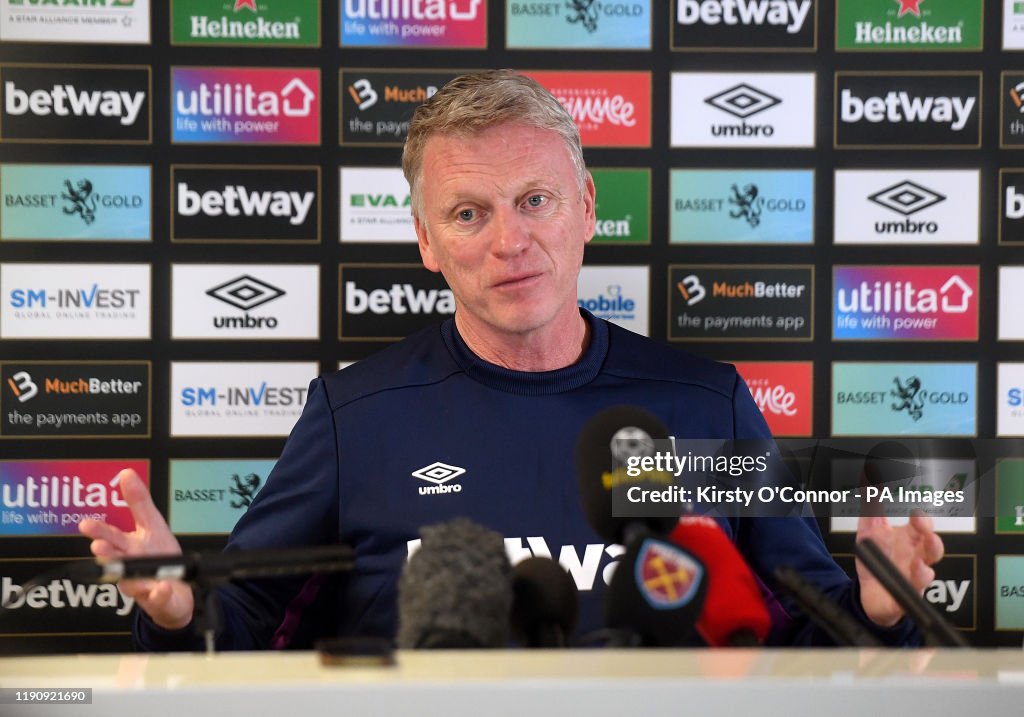 David Moyes Unveiling as West Ham United Manager