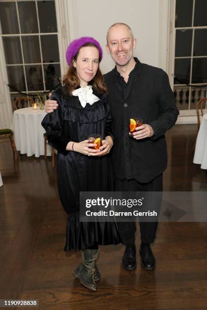 Lady Frances von Hofmannsthal and guest attend the Dover Street Market 15 year anniversary celebration on November 29, 2019 in London, England.