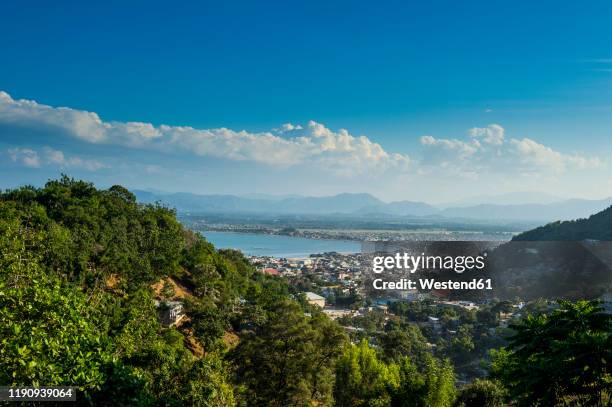 high angle view of cap haitien, haiti, caribbean - haiti stock pictures, royalty-free photos & images