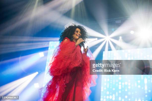 Diana Ross performs at the 'Keep the Promise' 2019 World AIDS Day Concert Presented by AIDS Healthcare Foundation on November 29, 2019 in Dallas,...