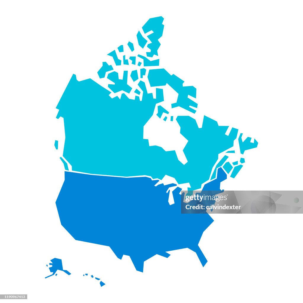 EUA e Canadá mapeiam formas geométricas