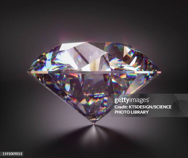 diamond gemstone, illustration - diamond gemstone stock-fotos und bilder