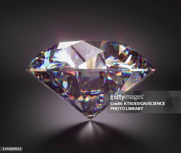 diamond gemstone, illustration - diamond gemstone stock pictures, royalty-free photos & images