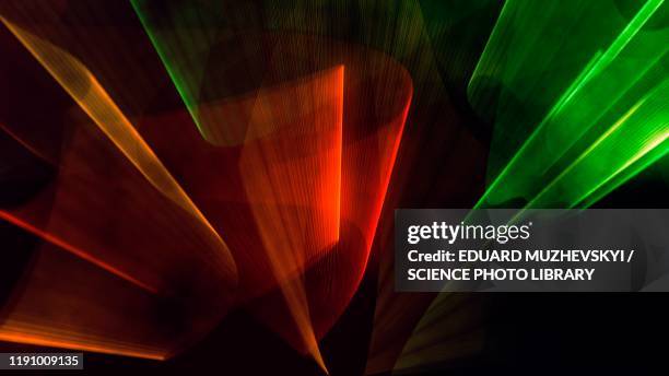 beams of coloured light, illustration - virtual concert stock pictures, royalty-free photos & images