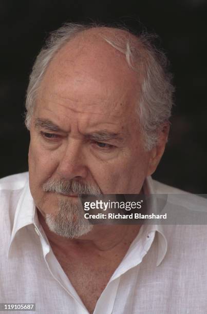 American director and producer Robert Altman at the Cannes Film Festival in France to promote the film 'The Player', 11th May 1992.