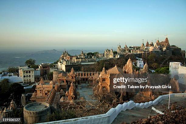 shatrunjay - palitana stock pictures, royalty-free photos & images