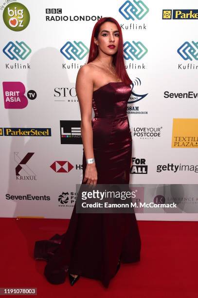 Rika attends the Brit Asia TV Music Awards 2019 at SSE Arena Wembley on November 30, 2019 in London, England.