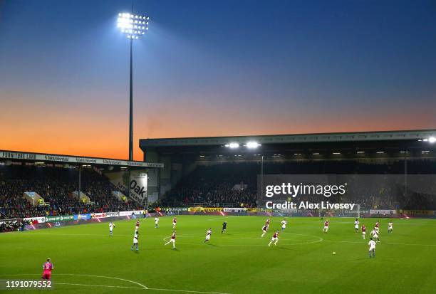 General view of Turf Moor is seen during the Premier League match between Burnley FC and Crystal Palace at Turf Moor on November 30, 2019 in Burnley,...