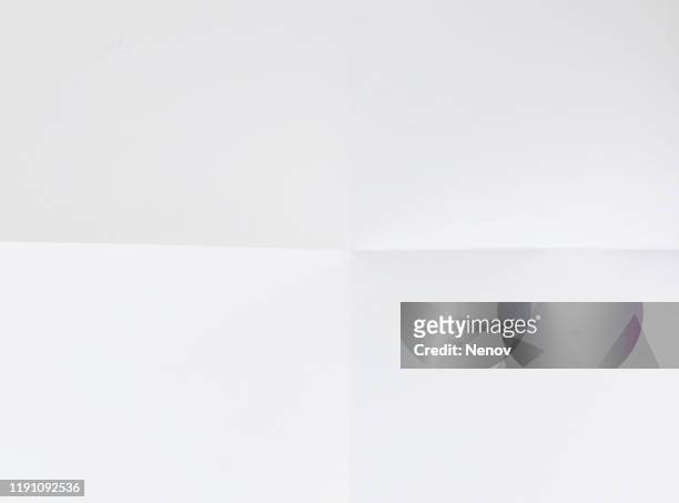 texture of crumpled white paper - folded stock pictures, royalty-free photos & images