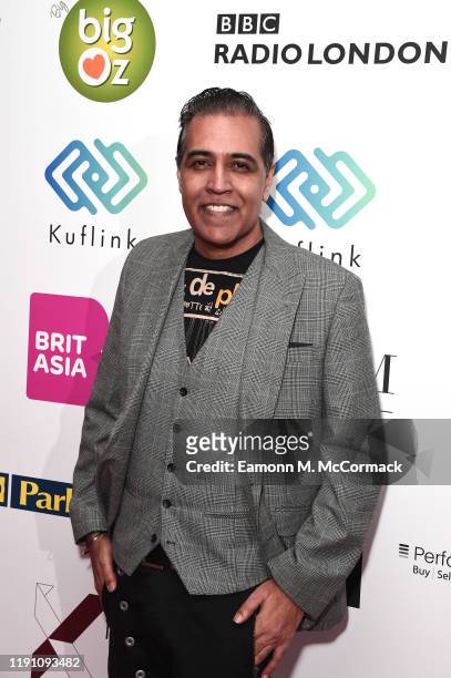 Sunny Grewal attends the Brit Asia TV Music Awards 2019 at SSE Arena Wembley on November 30, 2019 in London, England.