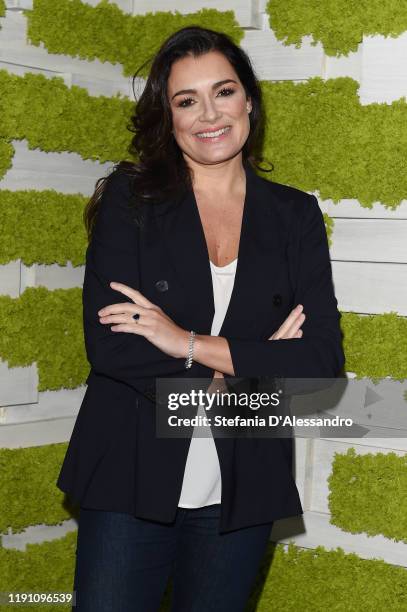 Alena Seredova attends "Le Parole Della Settimana" tv show on November 30, 2019 in Milan, Italy.