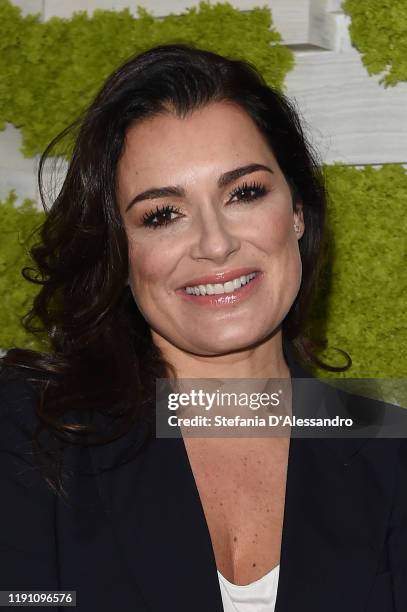 Alena Seredova attends "Le Parole Della Settimana" tv show on November 30, 2019 in Milan, Italy.