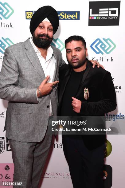 Tony Shergill and Naughty Boy attend the Brit Asia TV Music Awards 2019 at SSE Arena Wembley on November 30, 2019 in London, England.