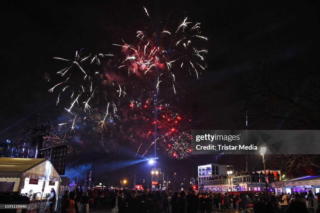 ZDF Live Show 'Willkommen 2020' - New Years Eve At Brandenburg Gate