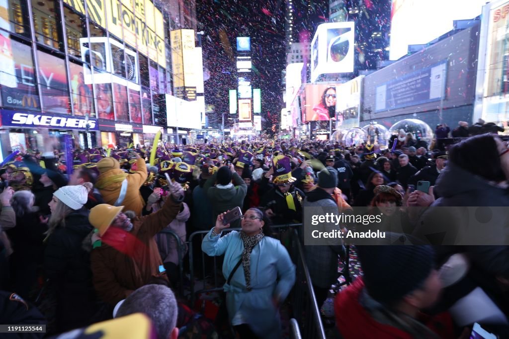 New Year celebrations in New York