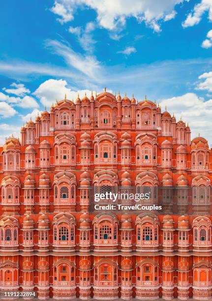 hawa mahal, jaipur, india. palace of the winds. jaipur, rajasthan, india - hawa mahal fotografías e imágenes de stock