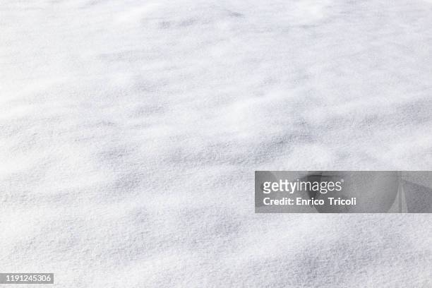background of freshly fallen fresh snow, candid winter image. ideal for christmas jobs, nativity scenes, gift cards, illustrations, children's drawings. - snow texture stock pictures, royalty-free photos & images