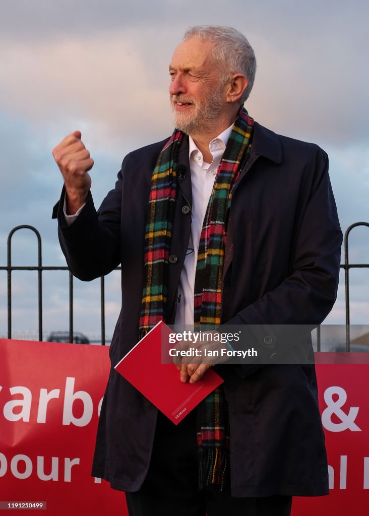 Corbyn Campaigns In Whitby