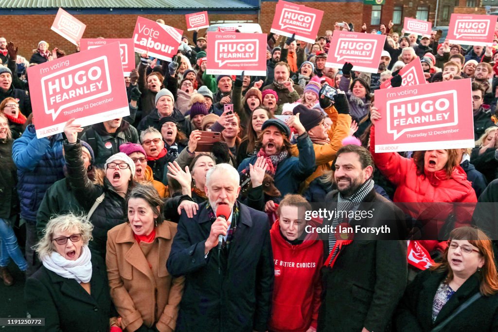 Corbyn Campaigns In Whitby