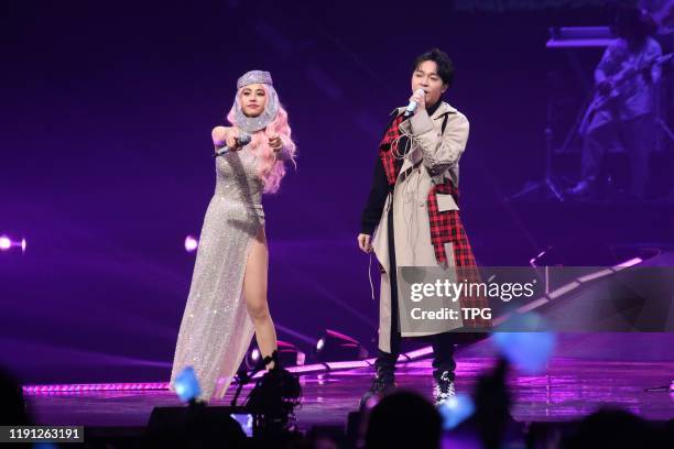 Jolin invited Greeny Wu to be her guest at the third day of her ¡°Ugly Beauty 2019-2020 world tour concert¡± on 01 January, 2020 in...
