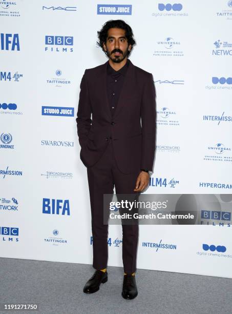 Dev Patel attends the British Independent Film Awards 2019 at Old Billingsgate on December 01, 2019 in London, England.