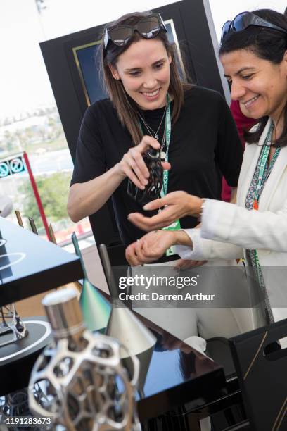 General atmosphere at the launch of the F1 fragrance at the Formula 1 Etihad Airways Grand Prix, Yas Marina Circuit on December 1, 2019 in Abu Dhabi,...