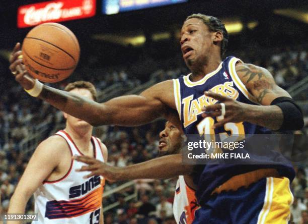 Rodman Lakers Rockets 344 Dennis Rodman Lakers Photos & High Res Pictures - Getty Images