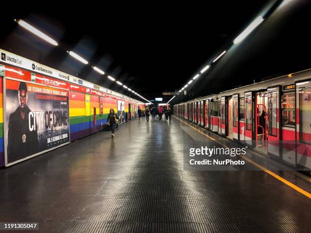 General view of Porta Venezia Underground in Milan, Italy, on January 02 2020