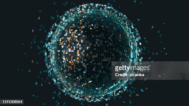 abstract data sphere - wire balls stock pictures, royalty-free photos & images