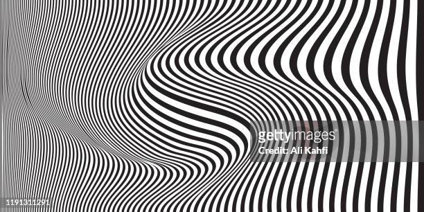 abstract wave line background - strip stock illustrations