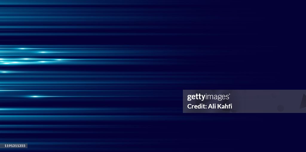 Sfondo della tecnologia Light Speed Motion