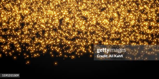 gold stars dots scatter texture confetti background - sequin stock illustrations
